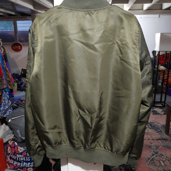 Phat Farm Green Bomber Jacket - Picture 3 of 3